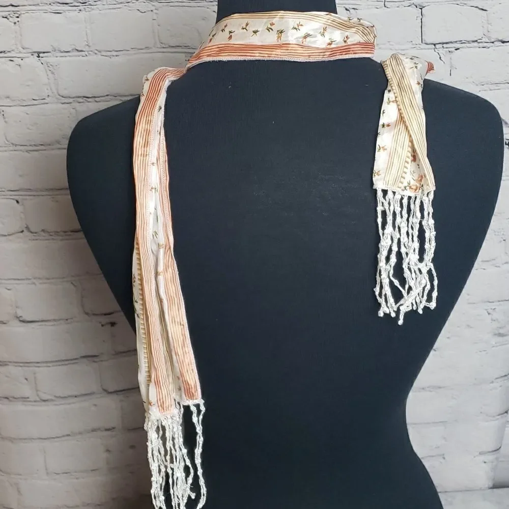 Polyester Floral Scarf‎ - Picture 3 of 6